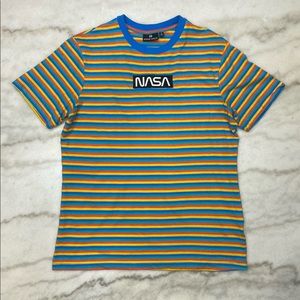 EUC NASA Stripped Tee Shirt